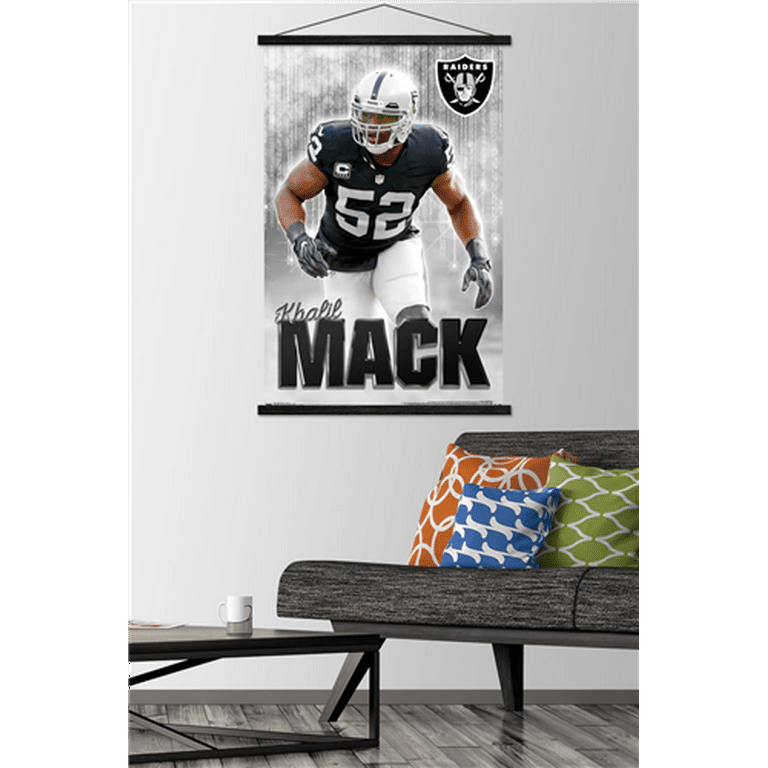 Khalil Mack Oakland Raiders 24'' x 34'' Magnetic Framed Players Only Poster  