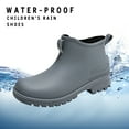 thumbnail image 3 of Oyedens Womens Ankle Rain Boots Fashion Waterproof Rubber Garden Mud Work Booties Short Rainboots, 3 of 6