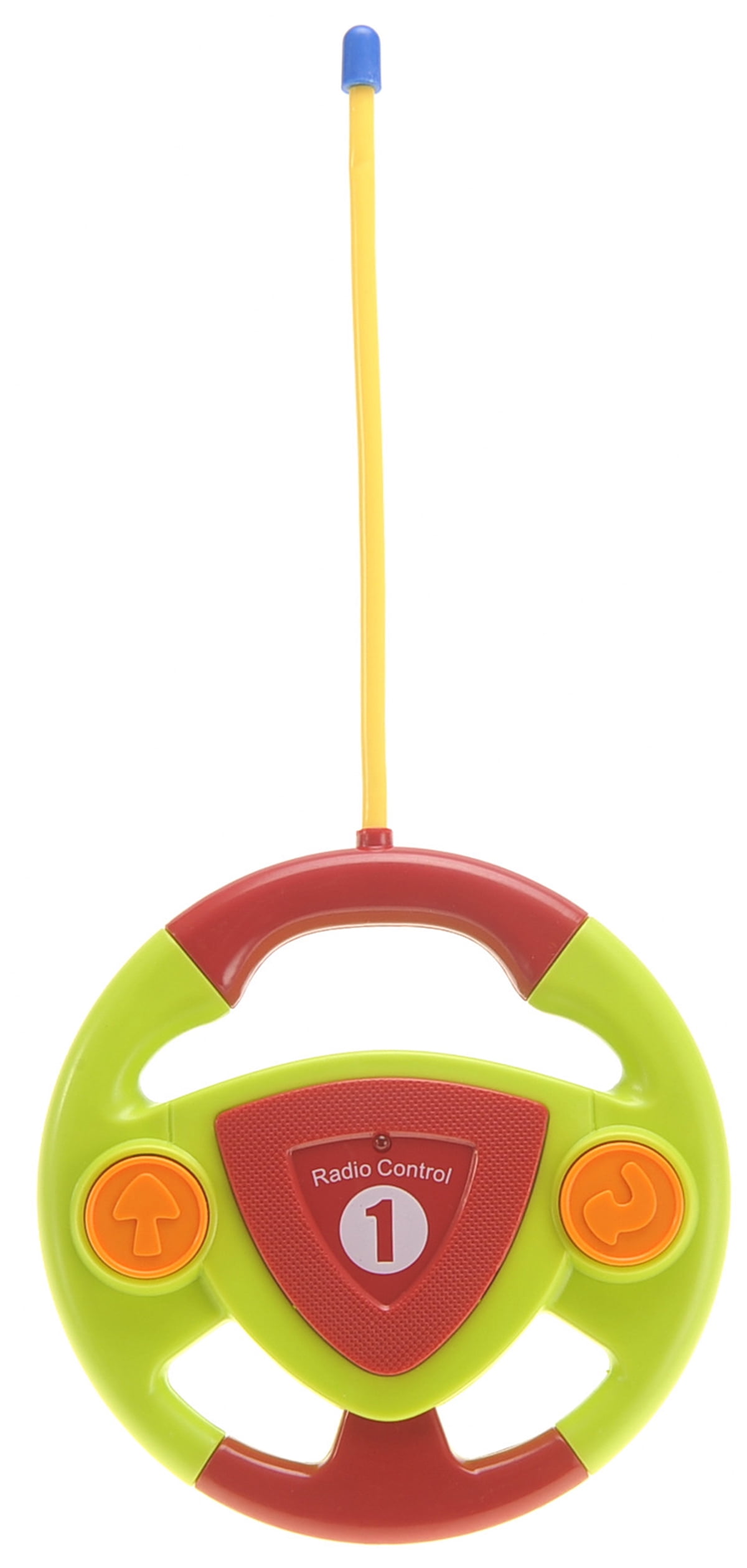 PlayWorld Gobbles of Giggles Cartoon RC Construction Car for Kids - Blue