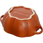 Staub Ceramic 16-oz Petite Pumpkin Cocotte - Burnt Orange