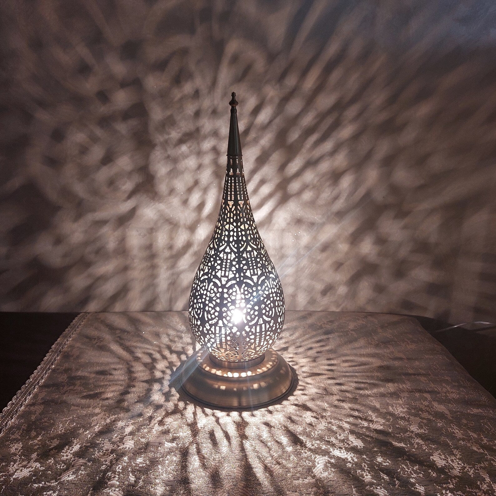 Antique Table Floor Lamp for Living Room, Modern Floor Light, Corner Lamp Shade, Standing Lamp Farmhouse
