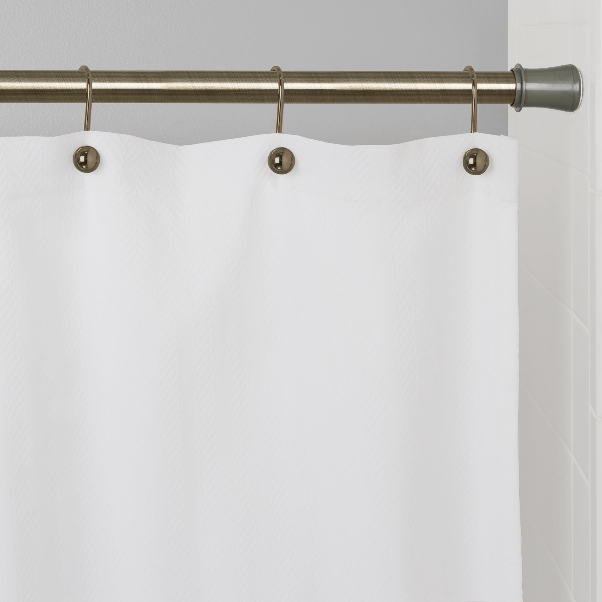 Mainstays Easy-Hang 72" Shower Curtain Tension Rod, 1 Each