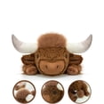 thumbnail image 2 of Lifelike Cow Stuffed Animal Toy,11.8'' Realistic Cow Plush Toy, Farm Animal Cattle Plush Decor Gifts, 2 of 5