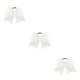 thumbnail image 4 of Qarigey Banda para el cabello grande Bowknot Elástico Adornos de goma Ajustable Snag Free Ponytail Holder Bobbles Seamless Scrunchies White Type1 NO1, 4 of 6