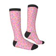 thumbnail image 3 of Balery Pink Donut Fun Novelty Socks Men'S Women'S Crew Socks Funny Crazy Novelty Socks Quirky And Cool Socks, 3 of 9