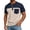 Beige, variant on Men's Henley Shirt Pocket Tees Short Sleeve Patchwork Pullover Tops Vintage Classic-Fit Spring Summer Work Activewear T-Shirts Blue XXL