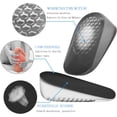 thumbnail image 3 of Height Increase Insole Gel, 2 Pairs of Raised Shoe Insoles, Height Increase Insole, Invisible Shoe Lift Inserts, Shock Absorption White Gray, 3 of 8