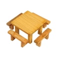 thumbnail image 3 of Decoración de Sillas de Mesa, Accesorios Multiusos, Modelo de Muebles de Madera 1/12, Taburete de Escritorio de Muñecas, Micro Pais Macarena Artesanía de casa de muñecas en miniatura, 3 of 8