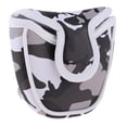 thumbnail image 2 of 2x Headcover Del Putter Del GolfMallet de Impermeable Del Semicírculo Cierre Cola Funda para putter de golf, 2 of 8
