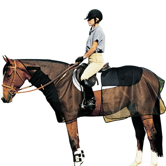 Cashel Horse Quiet Ride Bug Armor Two Piece Black Size