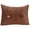 Cinnamon, variant on Jordan Manufacturing 20" x 14" Turkish Blue Solid Rectangular Tufted Decorative Lumbar Throw Pillow with Fabric Button