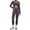 Purple, variant on Telankuip Women's 2 Piece Yoga Sets Soft Long Sleeve Neck Zip-Up Top and High Waist Leggings Smooth Seamless Stretchy Gym Outfits for Home Workout Outdoor Running Purple XL