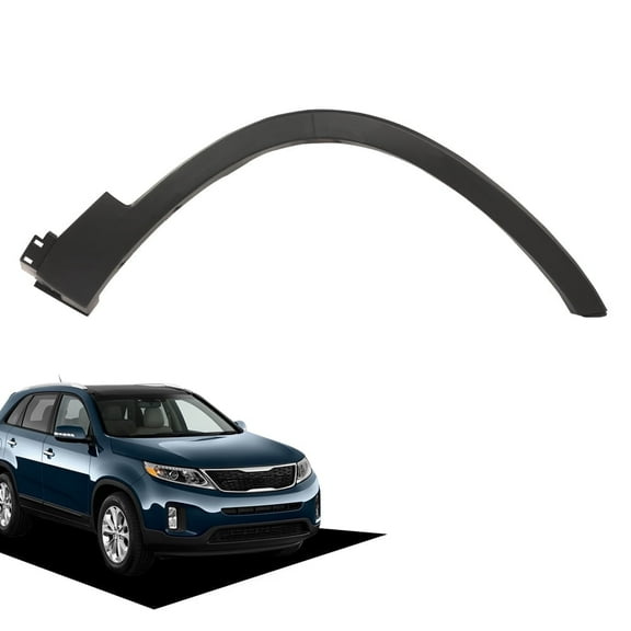 PIT66 Front Fender Flare Fit for 2011-2015 Kia Sorento Wheel Arch Molding Passenger Right Black