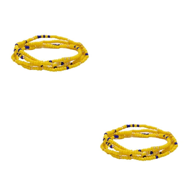 Qarigey Cuentas Cadena de cintura Estilo simple Decoración de moda Accesorio Ropa Cintura Decoración Vientre Cadenas Joyería Regalo Tipo 1 Tipo 1 2piezas
