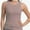 Khaki, variant on Womens Sleeveless Crew Neck Tank Tops Fashion Summer Casual Basic Slim Fit Racerback Top Shirt Blouses
