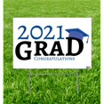 thumbnail image 1 of Advanced Graphics 3617 23 x 15 in. 2021 Grad Yard Sign, Blue, 1 of 1