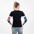 thumbnail image 6 of Sikiie American Flag Skull Cooling Sun Sleeves Arm Sleeves for Men & Women Protection Sleeves Long Arm Cooling Cover Sleeves, 6 of 7