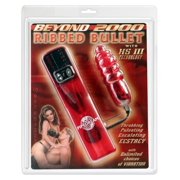 Pipedream Beyond 2000 Ribbed Bullet Red
