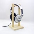 thumbnail image 2 of Soporte de madera para auriculares, soporte para auriculares, soporte de escritorio para auriculares, estante de almacenamiento, 2 of 7