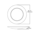thumbnail image 6 of HALO HLC 6 Inch 3000K Integrated LED Recessed Light Trim (6-Pack), 6 of 8