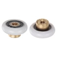 thumbnail image 3 of Shower Door Roller Wheel 20mm Dia. Replacement Part for Bathroom Glass Door, Sliding Door Roller, (2 Set 8pcs), 3 of 5