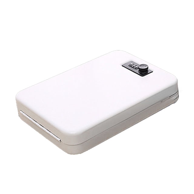 Portable Box Combo Lock Case, Large Capacity Prevent Theft Jewelry Cash Lock Box With Password, For Car Home Travel