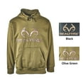thumbnail image 2 of Realtree Men's Hoodie Edge Logo Camo Hood Lining Fleece Pullover (S05), (S06), 2 of 16