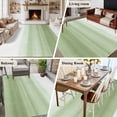thumbnail image 5 of 6'x9' Area Rugs, Sage Green White Ombre Indoor Outdoor Area Rug for Living Room Bedroom, Country Modern Stripes Lines Washable Bathroom Rugs Kitchen Floor Carpet Mats Home Decor Aesthetic, 5 of 8