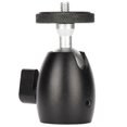 thumbnail image 3 of Tripod Ball Head Aluminum Alloy 1/4in Mini Ball Head Adapter for SLR Monopod Slider Camera, 3 of 5
