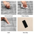 thumbnail image 4 of Unique Bargains 2pcs Front Vehicle Car Seat Cover Breathable Plush Pad Chair Cushion Universal Gray, 4 of 8