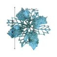 thumbnail image 3 of Christmas Tree Ornaments Christmas Simulation Flower Ornament 10Pcs, 3 of 3