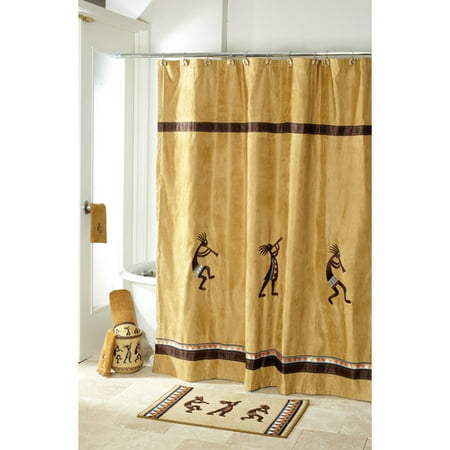 Kokopelli Shower Curtain by Avanti