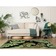 thumbnail image 3 of Linon Home Décor Corfu Area Rug Collection, Black and Green, 5' x 7.7", 3 of 3