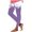 Purple, variant on Somuwie Clearance Women's Christmas Printed Casual Stretch Pants Leggings Hip Lifting Yoga Pants