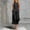 Black, variant on Women's Linen Sleeveless Button Front Vest Top Cuffed Hem Wide Leg Culottes 2 Piece Set for Casual Daily Wear White XXL