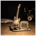 thumbnail image 5 of ROKR Guitare Électrique Kit de Casse-Tête en Bois 3D – 140 Pcs Ensemble de Construction de Modèle DIY pour Adultes et Adolescents / Instrument de Musique Mécanique, Jouet Éducatif STEM & Cadeau, 5 of 5