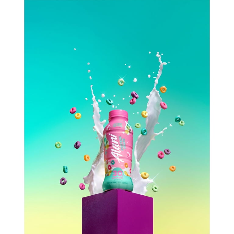 Alani Nu Protein Shake, Fruity Cereal, 20g, 4Ct