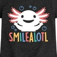 thumbnail image 3 of Instant Message - Smilealotl - Toddler & Youth Girls Short Sleeve Graphic T-Shirt, 3 of 6