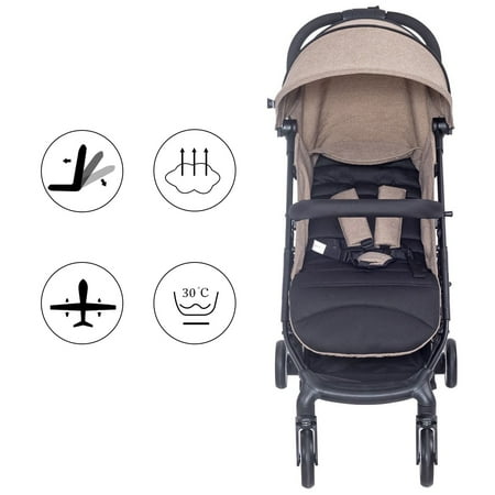 Goplus Foldable Lightweight Baby Kids Travel Stroller Pushchair (Best Lightweight Buggy Uk)