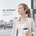 thumbnail image 4 of Bone Conduction Headphones Bluetooth 6.0 Earbuds, Open Ear Headphones with Dual Driver Sound, LED Display, IP67 for Sport / running, Dual Device Connection & Low-Latency Game Mode,12 Hours Playtime, 4 of 9