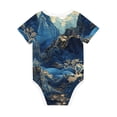 thumbnail image 6 of Rocae Golden Blue Mountains for Baby Cotton Short-Sleeve Bodysuits for Unisex Onesies Bodysuit-6 Months, 6 of 7
