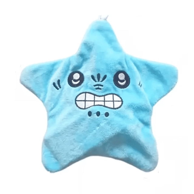 Muñeco De Peluche De Angry Star De Mar Enojada Móvil-1pcs COLOR AGUA AZUL