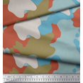 thumbnail image 2 of Soimoi Poly Georgette Fabric Multicolor Camouflage Print Sewing Fabric Yard 42 Inch Wide, 2 of 3