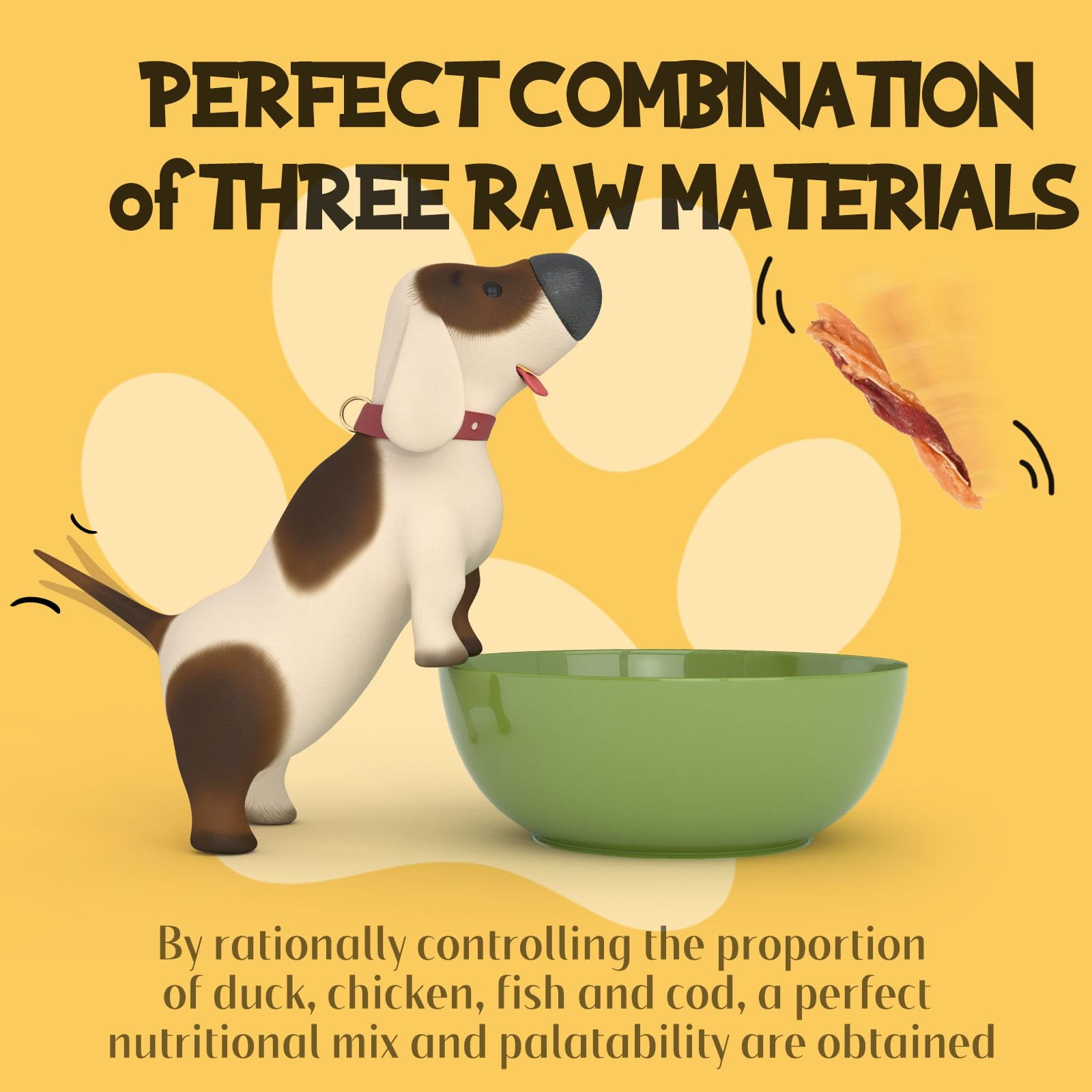 (2 pack) ASMPET Dog Treats Chews,Triple Flavor Chicken, Cod & Duck Twists, Jerky Sticks for Small Medium Large Dogs 10.6 oz