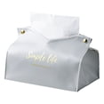 thumbnail image 3 of Simple Pu Leather Tissue Box The Tissue Box Is Designed Reasonably and Suitable for Various Sizes of Tissue Bags. It Can Be Conveniently Placed on The Desktop to The S, Home Textile Storage, 3 of 9