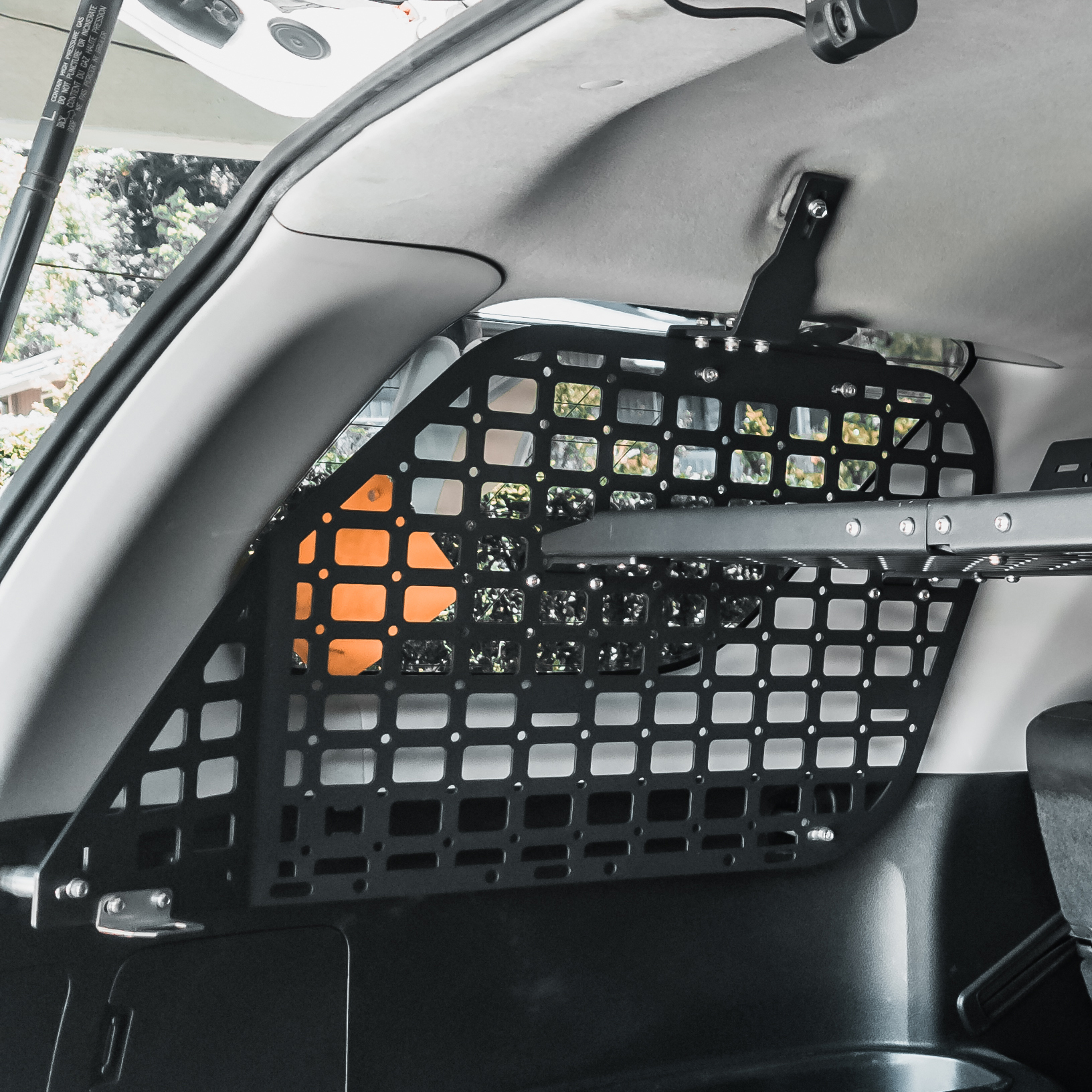 BAKOD Molle Storage Window Panel Shelf for 2010-2023 Toyota 4Runner Black  MSW100