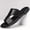 Black, variant on Men'S Casual Indoor Home Slippers, Outdoor Walking And Camping Water-Friendly Shoes, Bathroom Slippers That Are, Non-Slip, Breathable, And Quick-Drying