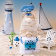 thumbnail image 2 of Dienrx Ocean Shell Surfboard Rudolph Doll, Clearance Desktop Ornament, Summer Beach Gnomes Plush Spring Decoration Birthday Gifts Handmade Tomte Stuffed Farmhouse Decor for Home Kitchen Tiered Tray, 2 of 4