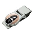 thumbnail image 1 of Hot Mess Woman Mug Shot Satin Chrome Plated Metal Money Clip, 1 of 3