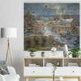 thumbnail image 3 of Design Art - Paradis de Noël avec Église, Neige et Traîneau Ouvert, 3 of 5